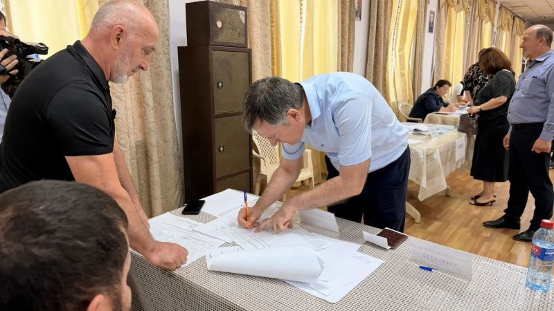 Саид Темирханов принял участие в Едином дне голосования
